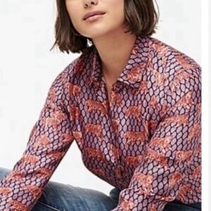 J Crew Collection Silk Blouse